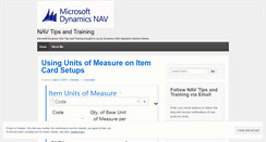 Desktop Screenshot of navtipsandtraining.com