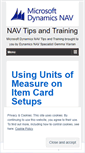 Mobile Screenshot of navtipsandtraining.com
